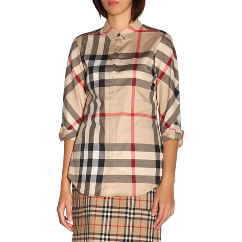 camicia burberry e dottor martens|Camicie per donna di Burberry .